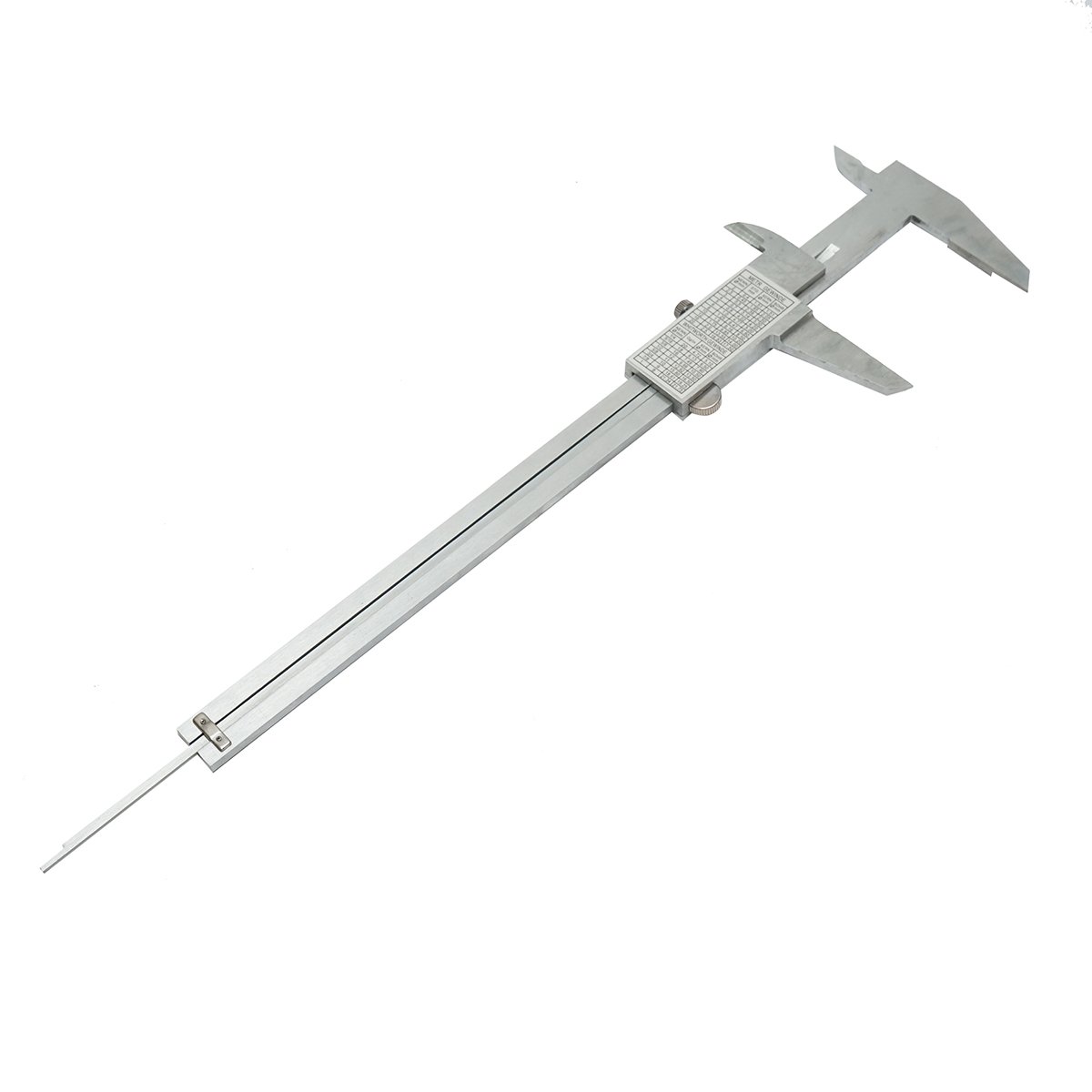 Subler mecanic profesional 200mm, scala gradata in mm/cm/inch, masuratoare interioara, exterioara, adancime Crownman